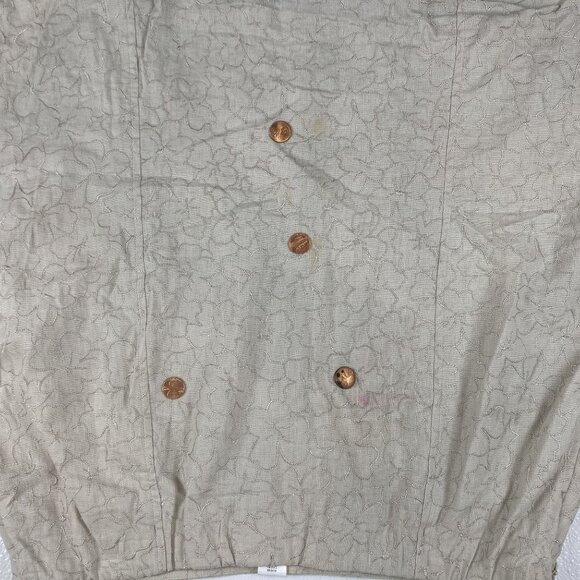 Coldwater Creek Womens Floral Embroidered A-Line Elastic Back Skirt PXL - Picture 10 of 13